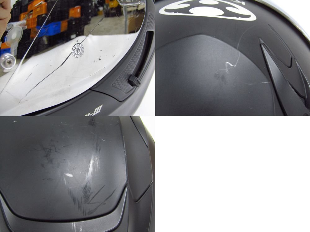 Kabuto Kabuto KAMUI-3 full-face шлем 2019 год производства размер L 59~60cm * Junk }A1268
