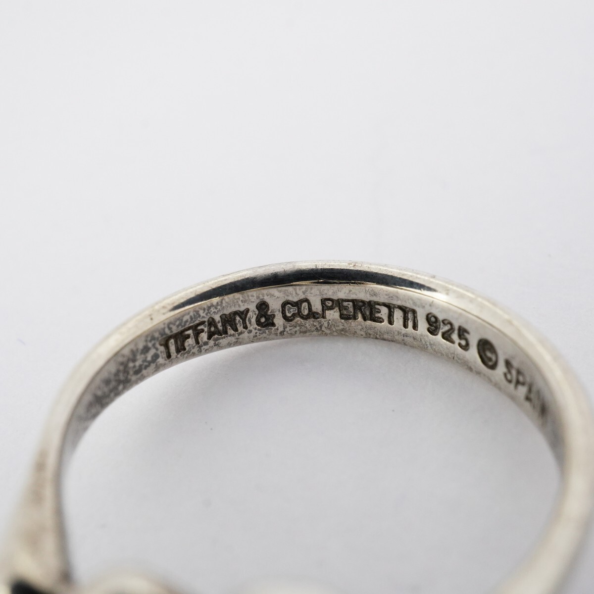 *SALE[5job0659] Tiffany кольцо Open Heart серебряный 925 10.5 номер [ б/у ] женский 