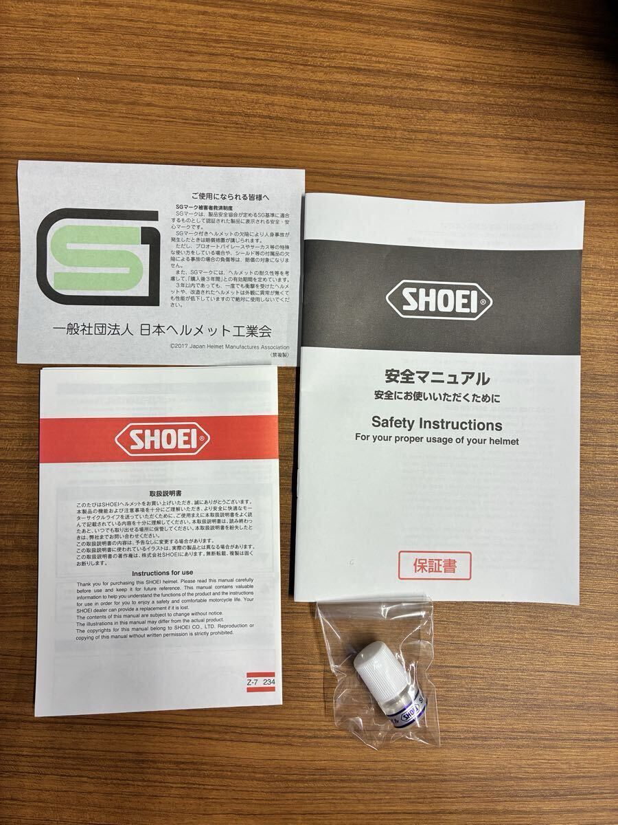 [SHOEI Z-7]S размер ruminas белый защита 4 вид имеется 