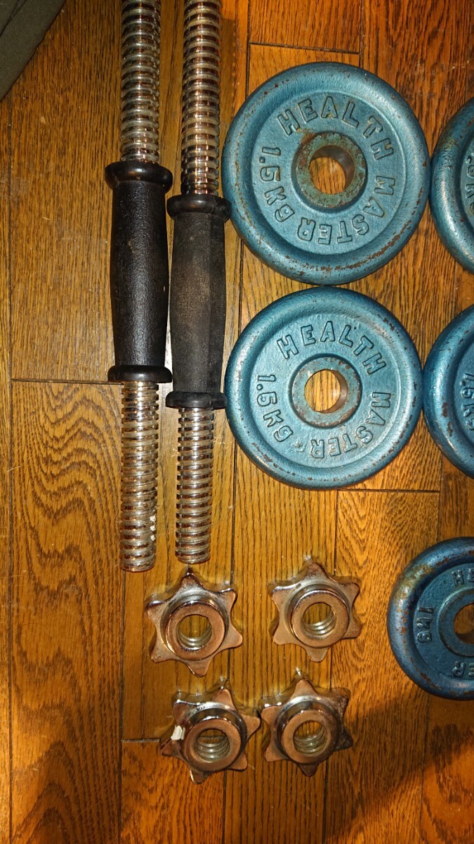 ダンベルセット計約26㎏ 片方約13㎏ 中古 1円から 送料無料_画像5