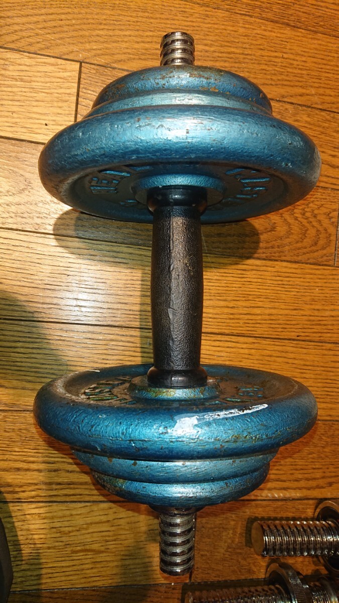 ダンベルセット計約26㎏ 片方約13㎏ 中古 1円から 送料無料_画像6