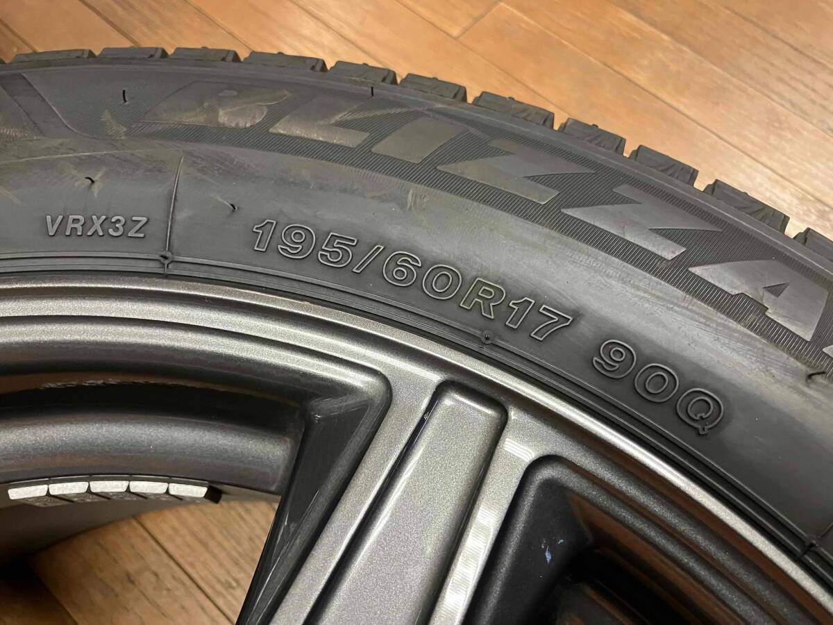 [60 Prius для зима комплект ]23 год VRX3 имеется * Top Run VR5 17 дюймовый *7J+38 5H114.3* Bridgestone 195/60R17 23 год 50/47 неделя производства * зимний 