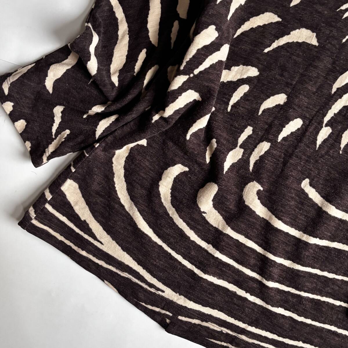 ② イタリア製 マックスマーラ 白タグ maxmara ハイネック カットソー ニットソー 大きいサイズ L_画像3