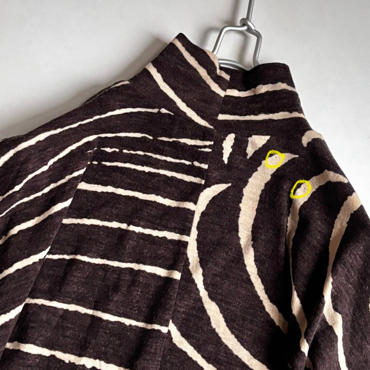 ② イタリア製 マックスマーラ 白タグ maxmara ハイネック カットソー ニットソー 大きいサイズ L_画像5