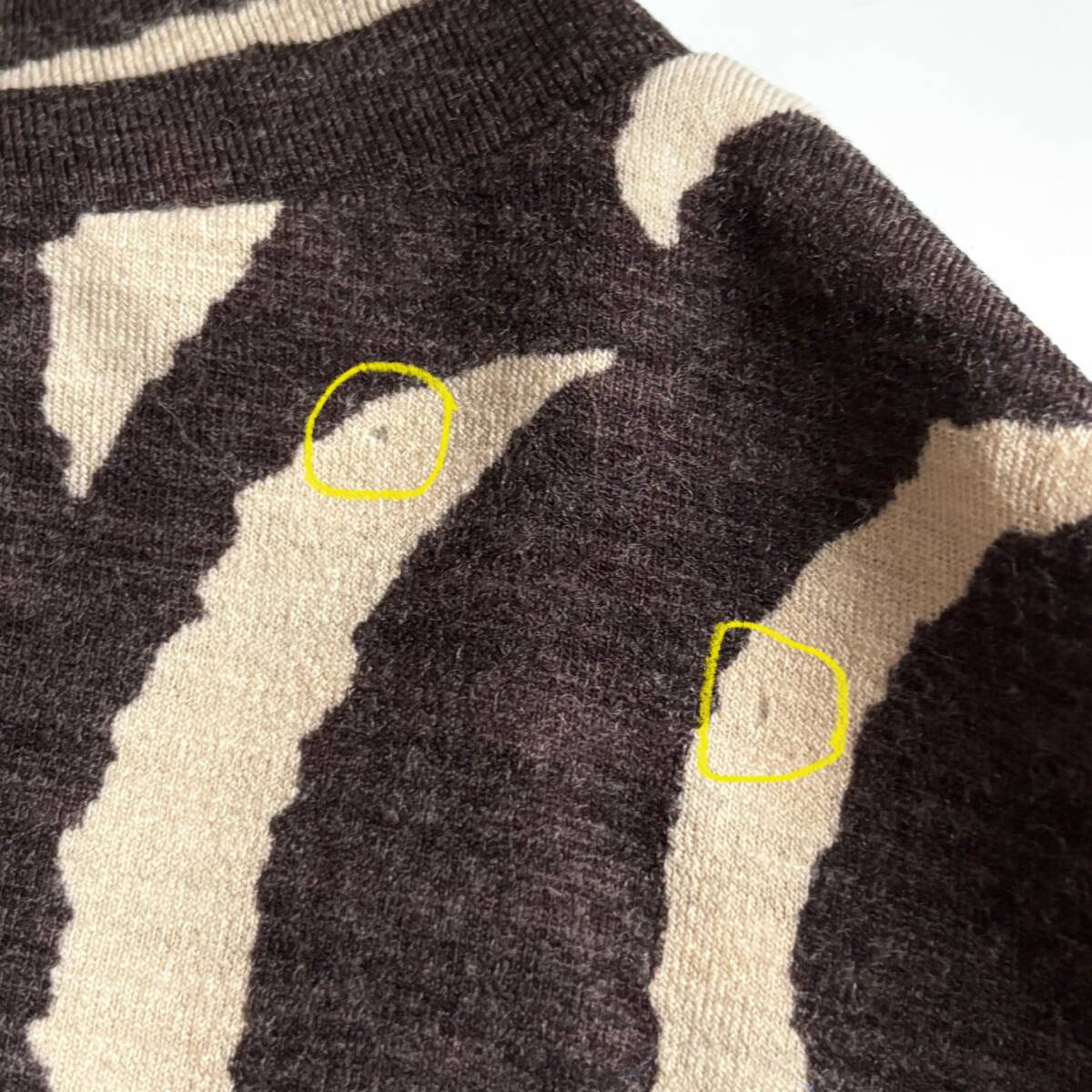 ② イタリア製 マックスマーラ 白タグ maxmara ハイネック カットソー ニットソー 大きいサイズ L_画像6