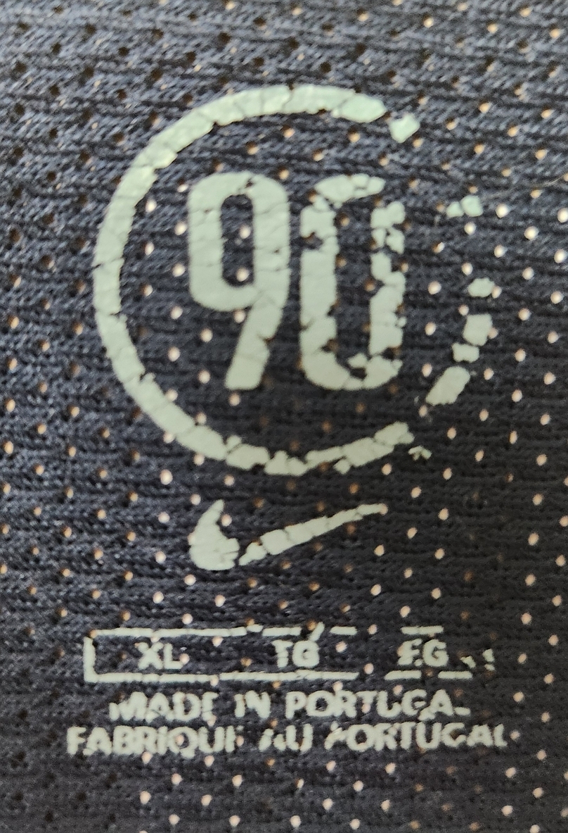 04-05 ポルトガル FPF Portugal(H)#17 C・ロナウド RONALDO 代表デビュー 半袖 nike正規 ラトビア戦 XL_画像4