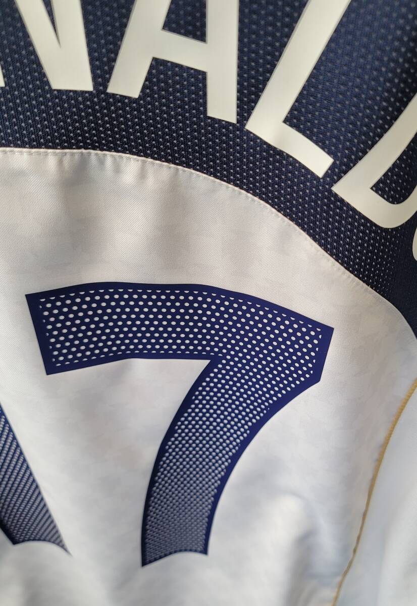 04-05 ポルトガル FPF Portugal(H)#17 C・ロナウド RONALDO 代表デビュー 半袖 nike正規 ラトビア戦 XL_画像7