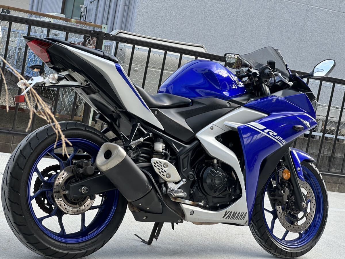 福岡発税込10万スタート売り切り　ヤマハ R25 RG10J-020660 実動車　自賠責8年11月付き　走行距離32711キロバッテリー充電満タン即乗り可_画像7