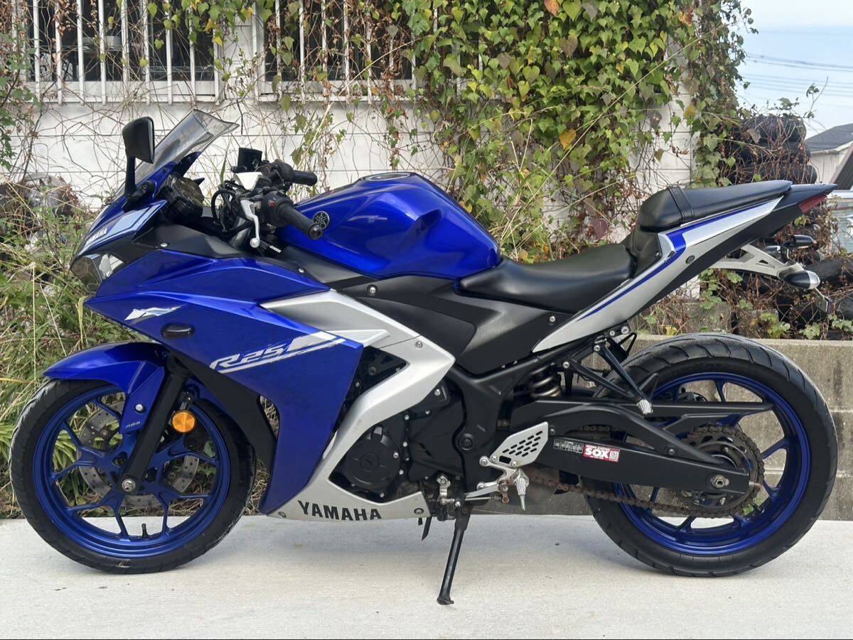 福岡発税込10万スタート売り切り　ヤマハ R25 RG10J-020660 実動車　自賠責8年11月付き　走行距離32711キロバッテリー充電満タン即乗り可_画像9