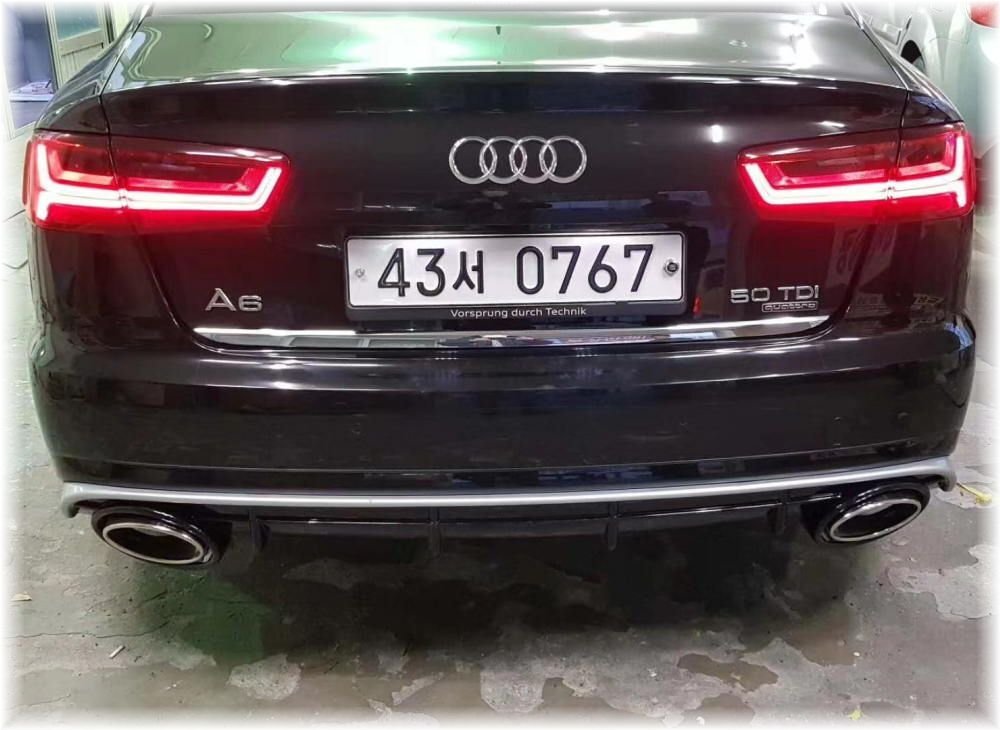 ☆2016～2018☆アウディ後期A6用☆RS6Lookウレタン製フロントバンパー＆RSグリル＆リアバンパー＆set☆A6・S6・RS6・新品 エアロ_画像5