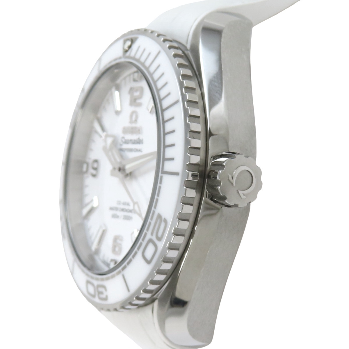 [ с гарантией ] Omega Planet Ocean 215.33.40.20.04.001 самозаводящиеся часы наручные часы белый мужской 41100089934[ б/у ][ a la mode ]