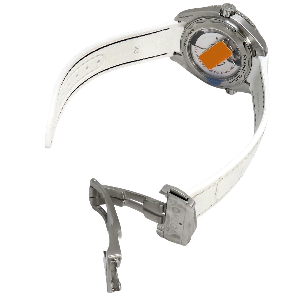 [ с гарантией ] Omega Planet Ocean 215.33.40.20.04.001 самозаводящиеся часы наручные часы белый мужской 41100089934[ б/у ][ a la mode ]