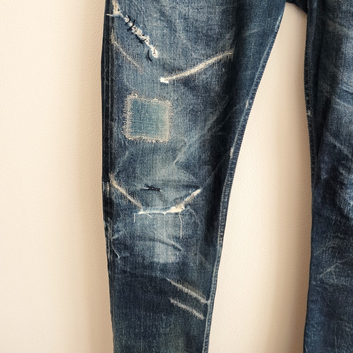 【希少限定★331本】DENHAM デンハム RAZOR JABL ダメージ クラッシュ デニム _画像5