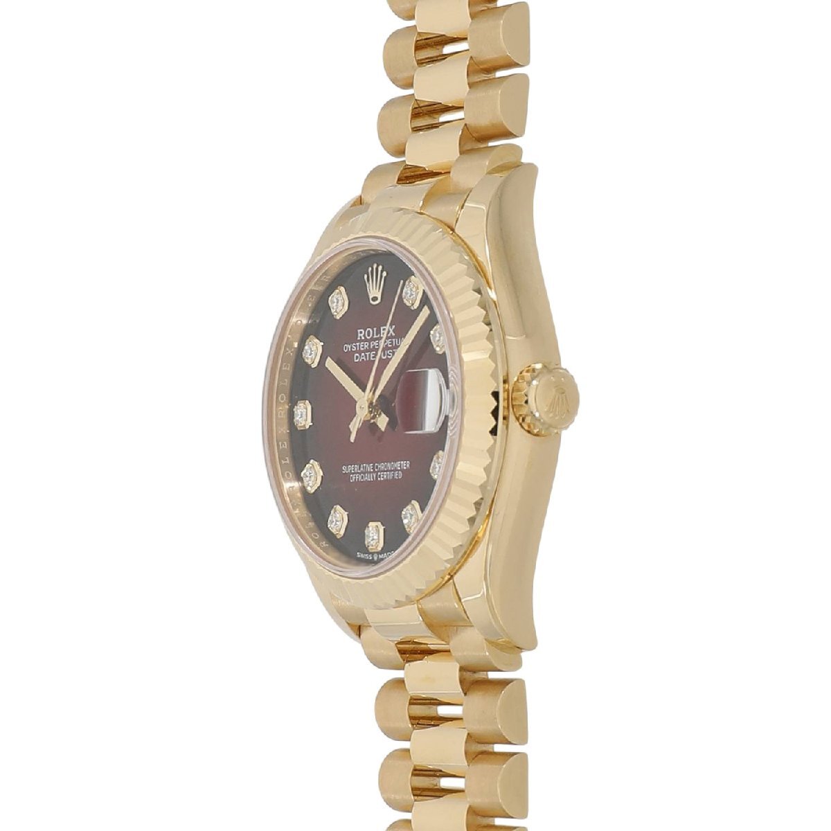 [ новый товар ] Rolex Date Just 31 278278G красный on пятно ×10P diamond унисекс наручные часы бесплатная доставка 