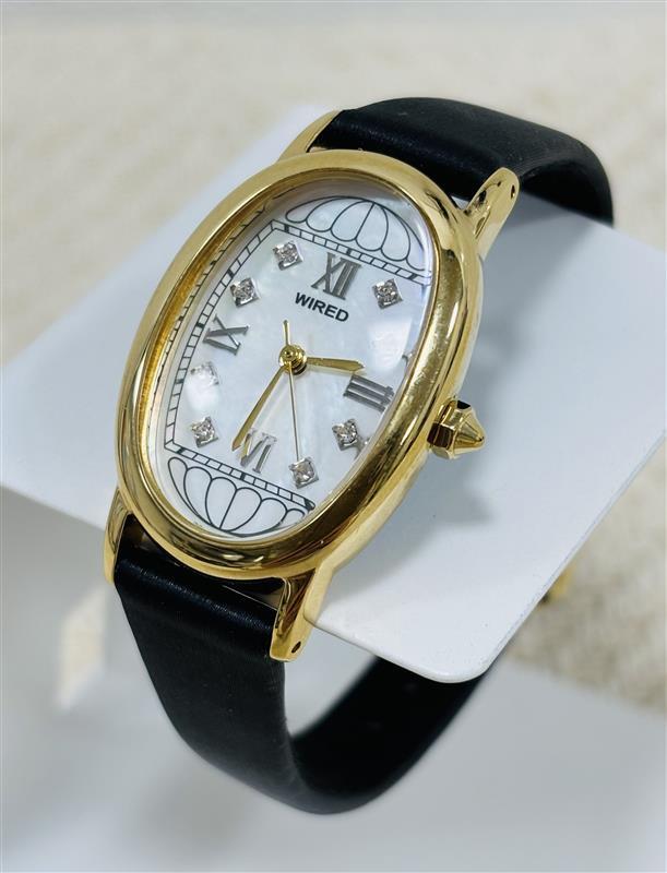 #2899[ не использовался ]SEIKO Seiko Wired WIRED женский кварц наручные часы работа подтверждено 
