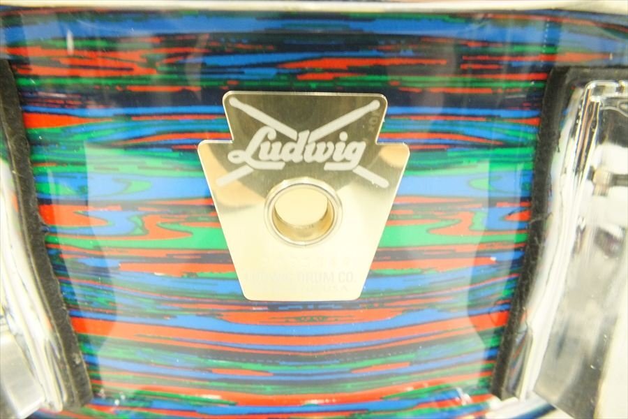 【09】Ludwig ラディック LS401 サイケデリックレッド スネアドラム 中古 現状品 251109A1126_画像8