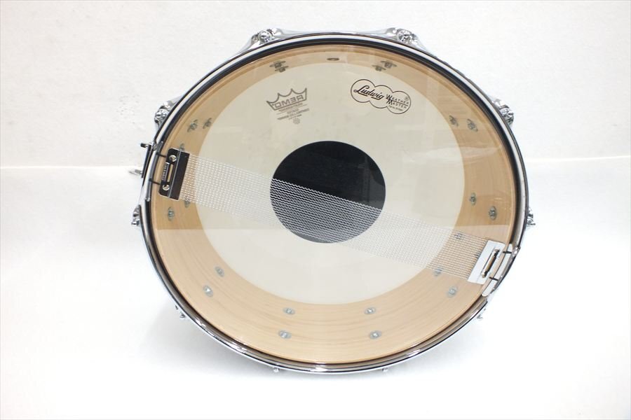 【09】Ludwig ラディック LS401 サイケデリックレッド スネアドラム 中古 現状品 251109A1126_画像9