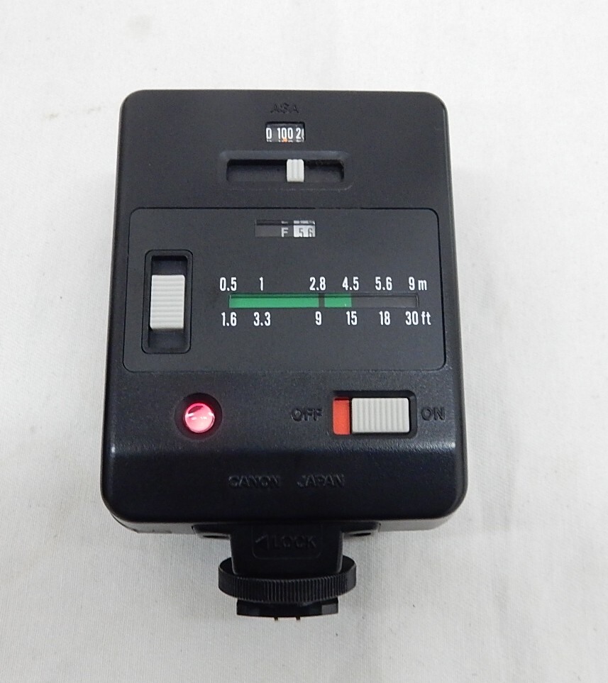 【中古動作品】★Canon キャノン New F-1 AE ファインダー ボディ＋レンズ２点/FD 50mm f1.8/FD 100mm f2.8 SPEED LITE 188A_画像7