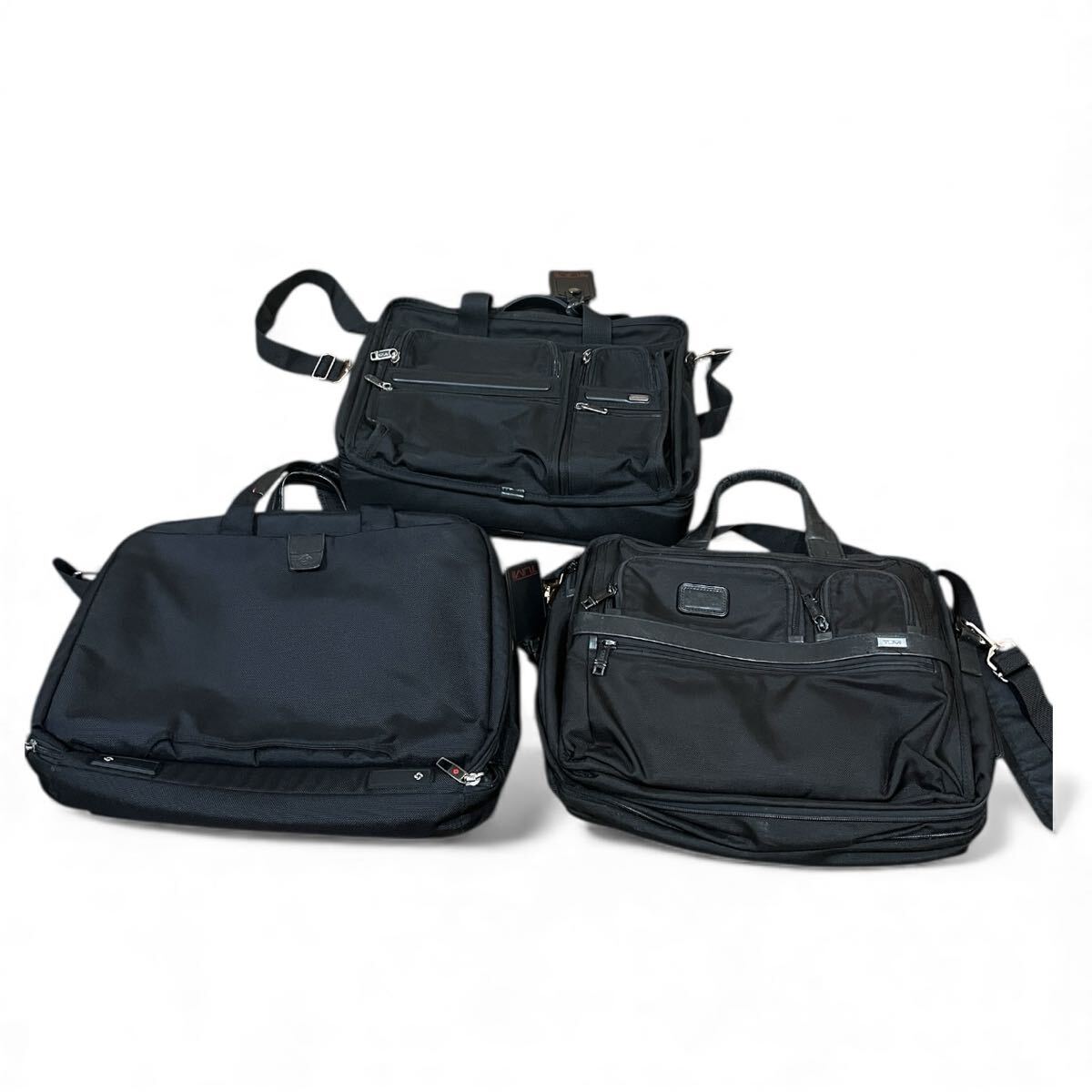 3点 まとめ サムソナイトsamsonite ツミ tumi ビジネスバッグ ショルダーバッグ 2WAY 2層式 A4可 A3可 肩掛け 大容量 出張_画像1