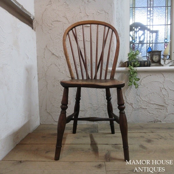 イギリス アンティーク 家具 キッチンチェア スティックバック 椅子 イス 木製 英国 KITCHENCHAIR 4744e 新入荷_画像2