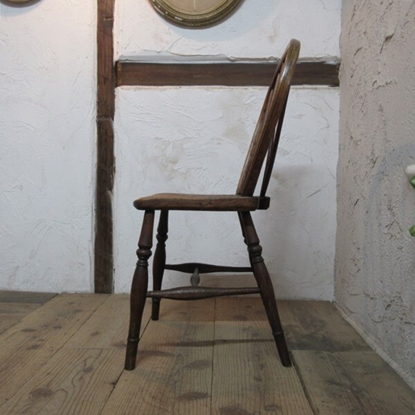 イギリス アンティーク 家具 キッチンチェア スティックバック 椅子 イス 木製 英国 KITCHENCHAIR 4744e 新入荷_画像6