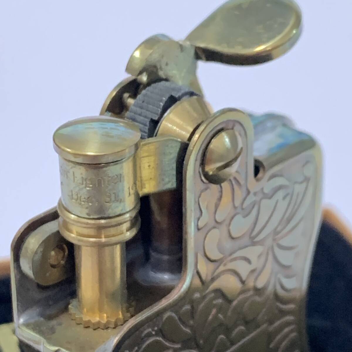 ♪♪【 RONSON ロンソン 】 BANJO バンジョー オイルライター 火花確認済み 喫煙具♪♪_画像6