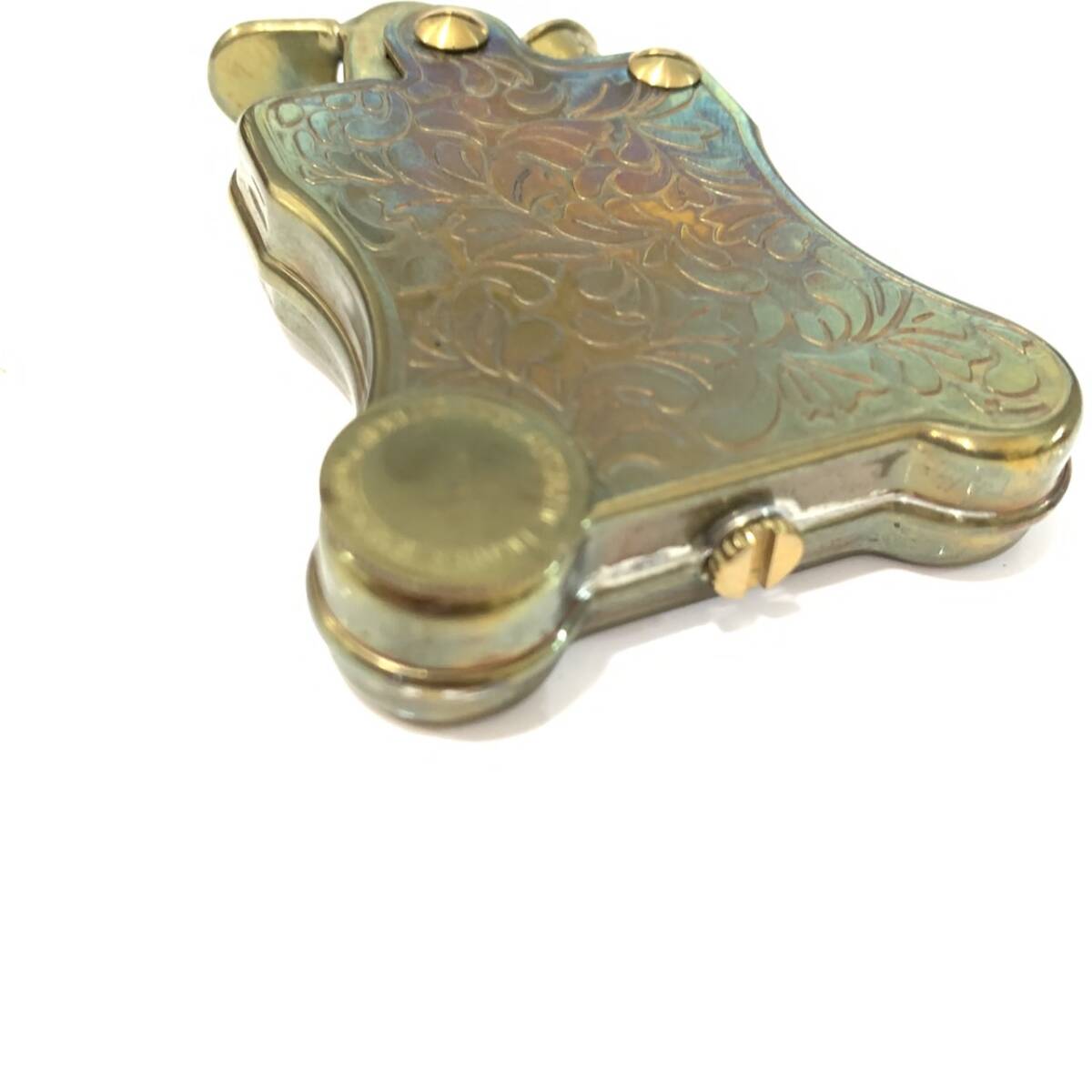 ♪♪【 RONSON ロンソン 】 BANJO バンジョー オイルライター 火花確認済み 喫煙具♪♪_画像4