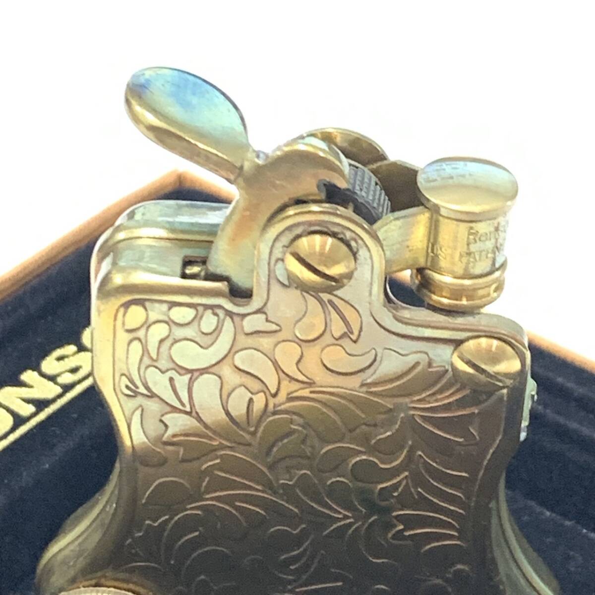 ♪♪【 RONSON ロンソン 】 BANJO バンジョー オイルライター 火花確認済み 喫煙具♪♪_画像7