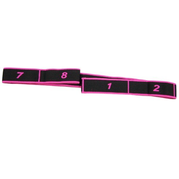 【vaps_4】バレエ ストレッチバンド 《ピンク》 ヨガ ストラップ 開脚バンド ダンス 体操 ゴムバンド フィットネス トレーニング 送込_画像1