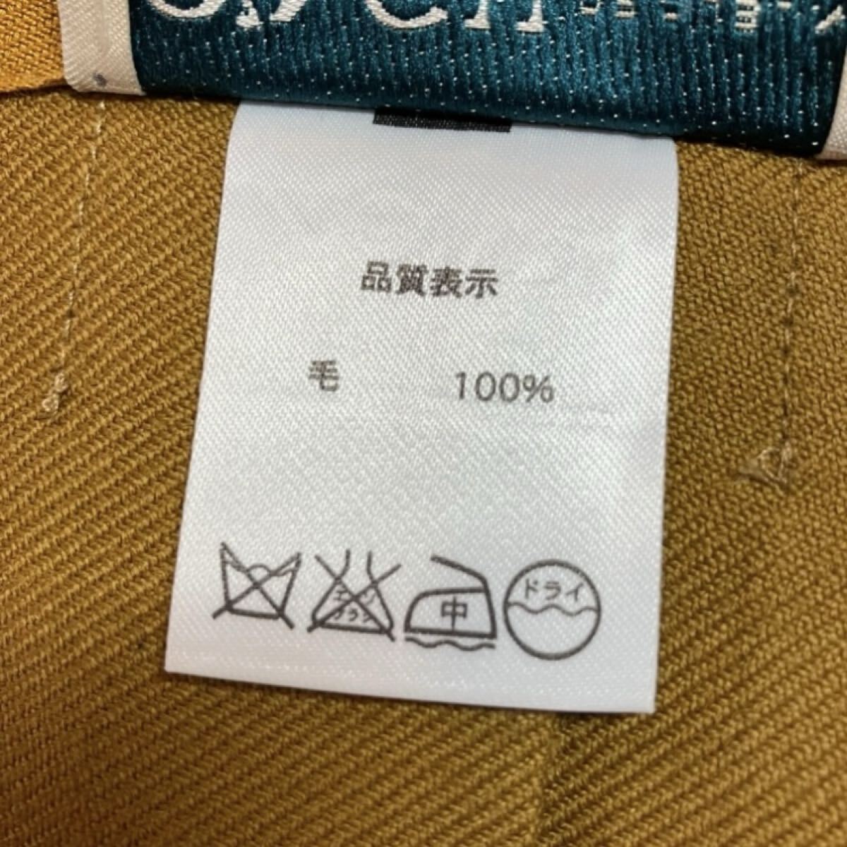 ★O'NEIL OF DUBLIN/オニールオブダブリン★一度着用のみ★プリーツスカート8(M.9号)マスタード.無地.ウール.秋冬.ボトムス_画像6