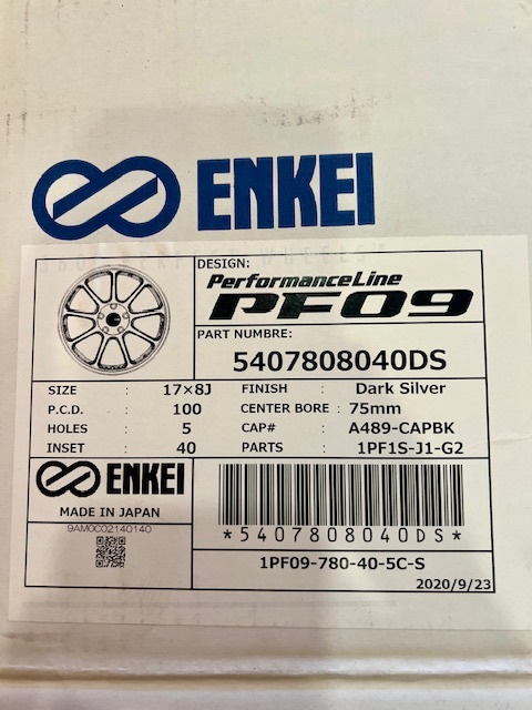 ☆エンケイ ENKEI PF07　17インチホイール　４本セット　インプレッサ・レガシー・エクシーガ・BRZ・８６・プリウスなど　売り切り☆_画像6