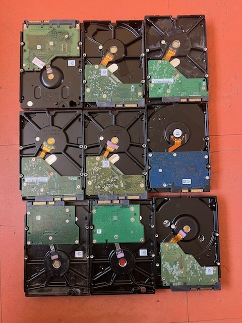  Junk HDD 9 шт. комплект Seagate/WD/DT 1TB×3 2TB×5 3TB×1 текущее состояние доставка (W8)