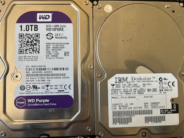  Junk HDD 9 шт. комплект Seagate/WD/DT 1TB×5 2TB×2 3TB×1 4TB×1 текущее состояние доставка (W7)