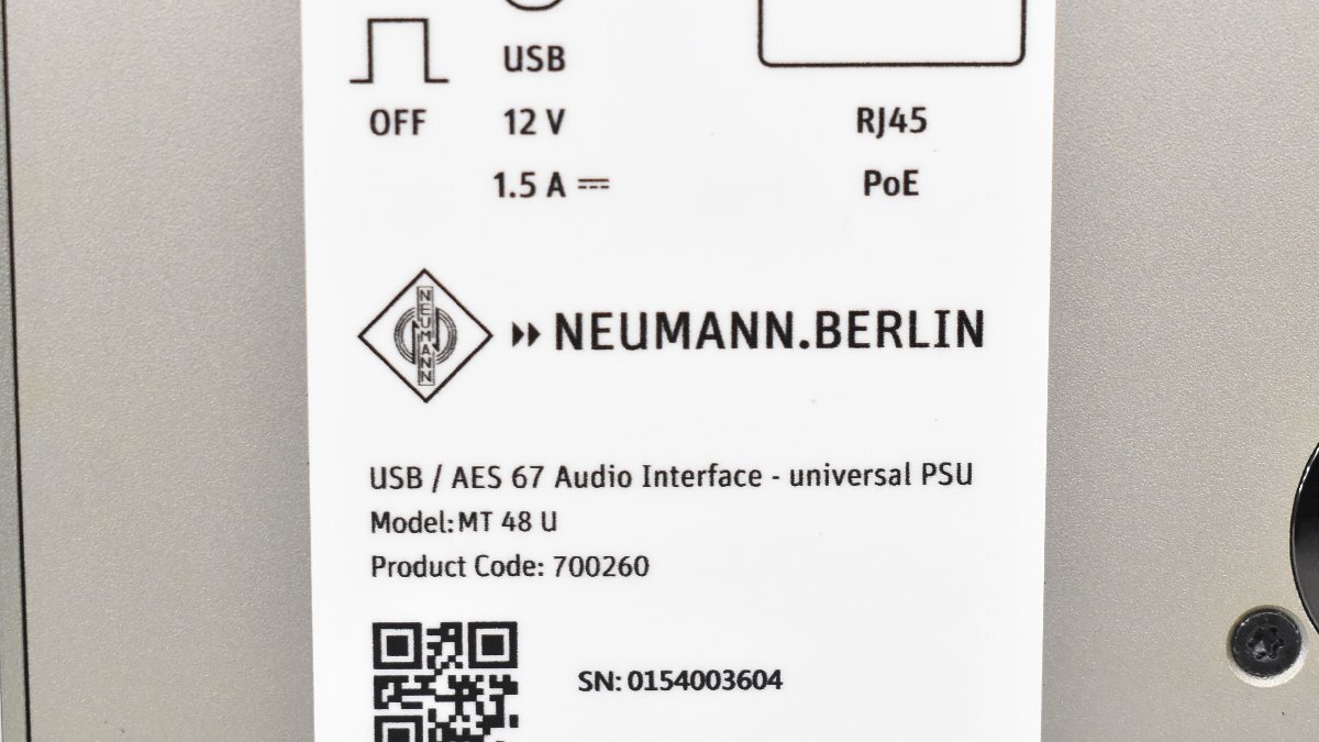 [ C ]k3783 NEUMANN MT48U аудио интерфейс noi man 3159731