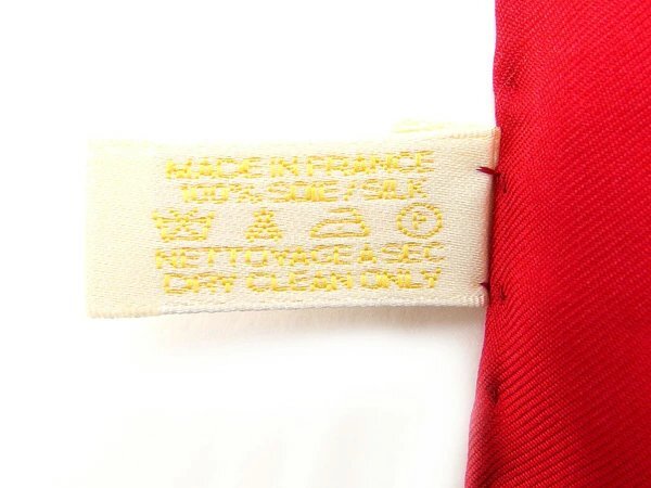 【30%OFFクーポン】カルティエ スカーフ ファッションアイテム レディース レッド×イエローゴールド系 中古_画像5