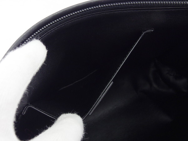 【30%OFFクーポン】グッチ GUCCI クラッチバッグ バイカラー レッド ブラック レディース 中古_画像6