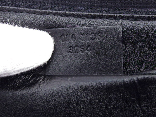 【30%OFFクーポン】グッチ GUCCI クラッチバッグ バイカラー レッド ブラック レディース 中古_画像8