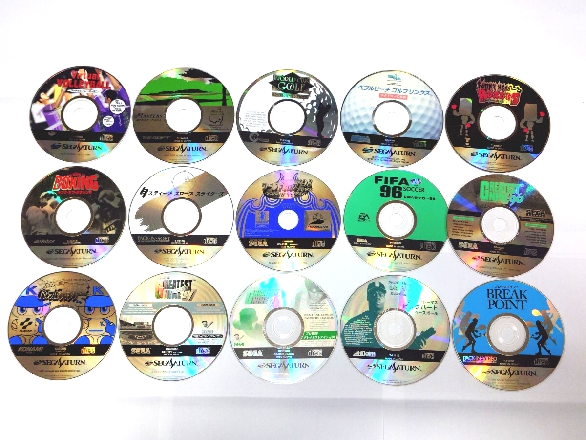 セガサターン ソフト セット まとめ売り ディスク 取説のみ 現状品 ステークスウィナー1&2 湾岸デッドヒート 遥かなるオーガスタ3 SS_画像3