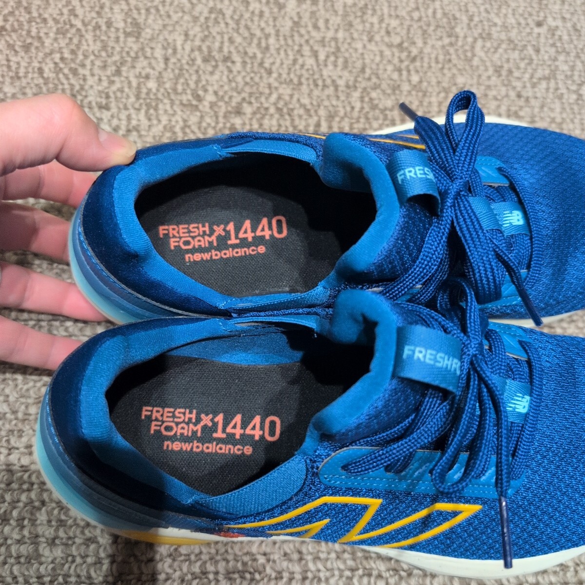 極美品 New balance ニューバランス Fresh Foam X1440 ランニングシューズ スニーカー ブルー_画像5