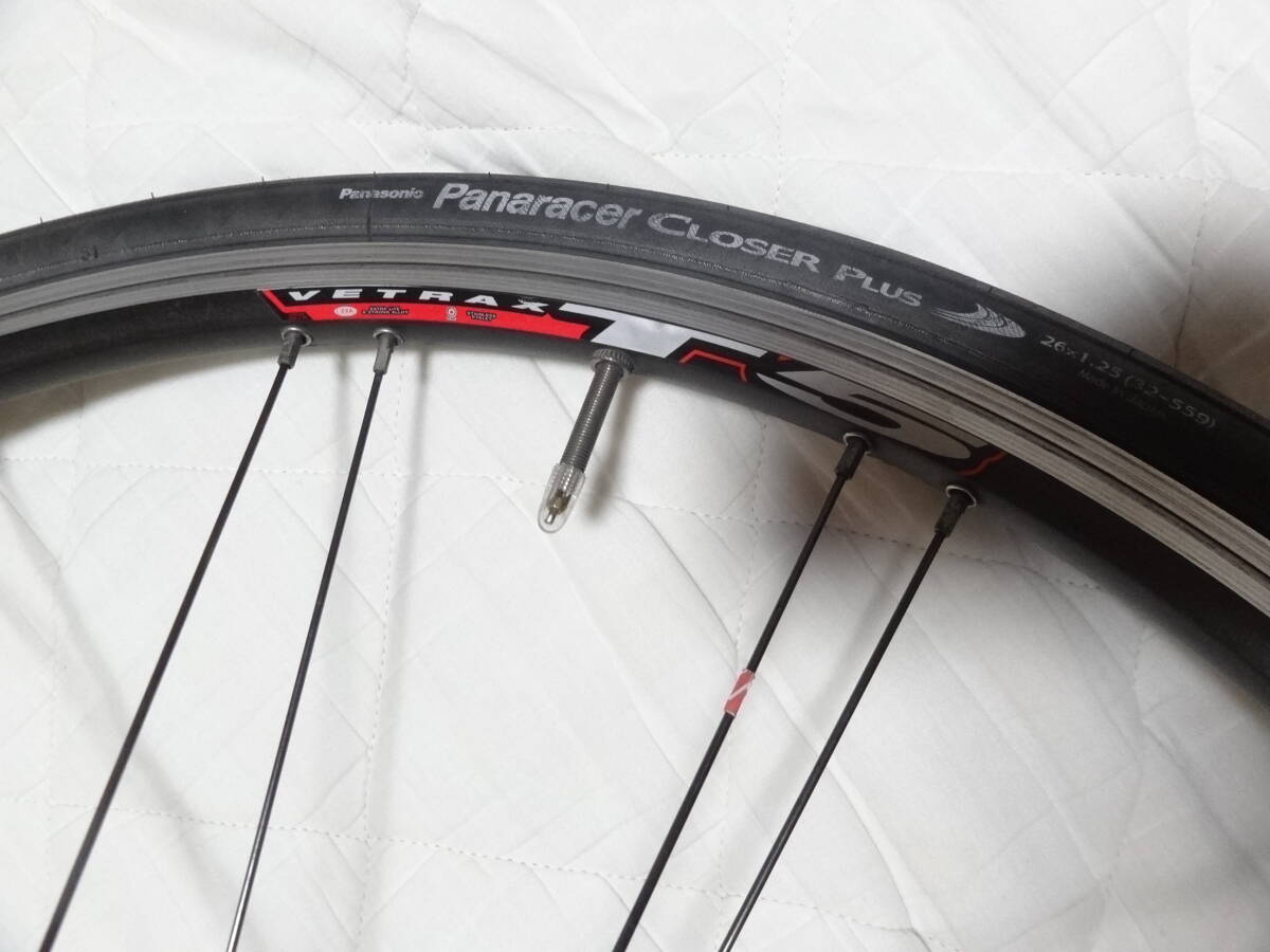 中古品　ACLASS 軽量カスタムホイール A-CLASS VETRAXT5 26インチ前後セット O.L.D 100mm 135mm クリンチャー クロスバイク MTB ルイガノ_画像8
