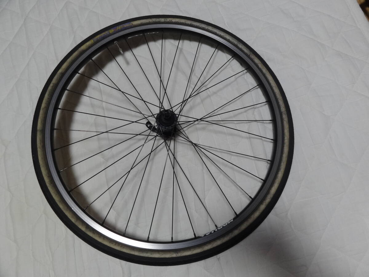 中古品　タイオガ シマノデオーレ 軽量カスタムホイール 26インチ前後セット O.L.D 100mm 135mm クリンチャー クロスバイク MTB Deore_画像1