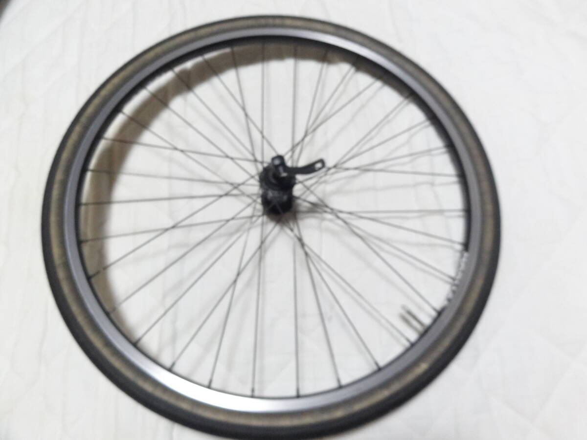 中古品　タイオガ シマノデオーレ 軽量カスタムホイール 26インチ前後セット O.L.D 100mm 135mm クリンチャー クロスバイク MTB Deore_画像5