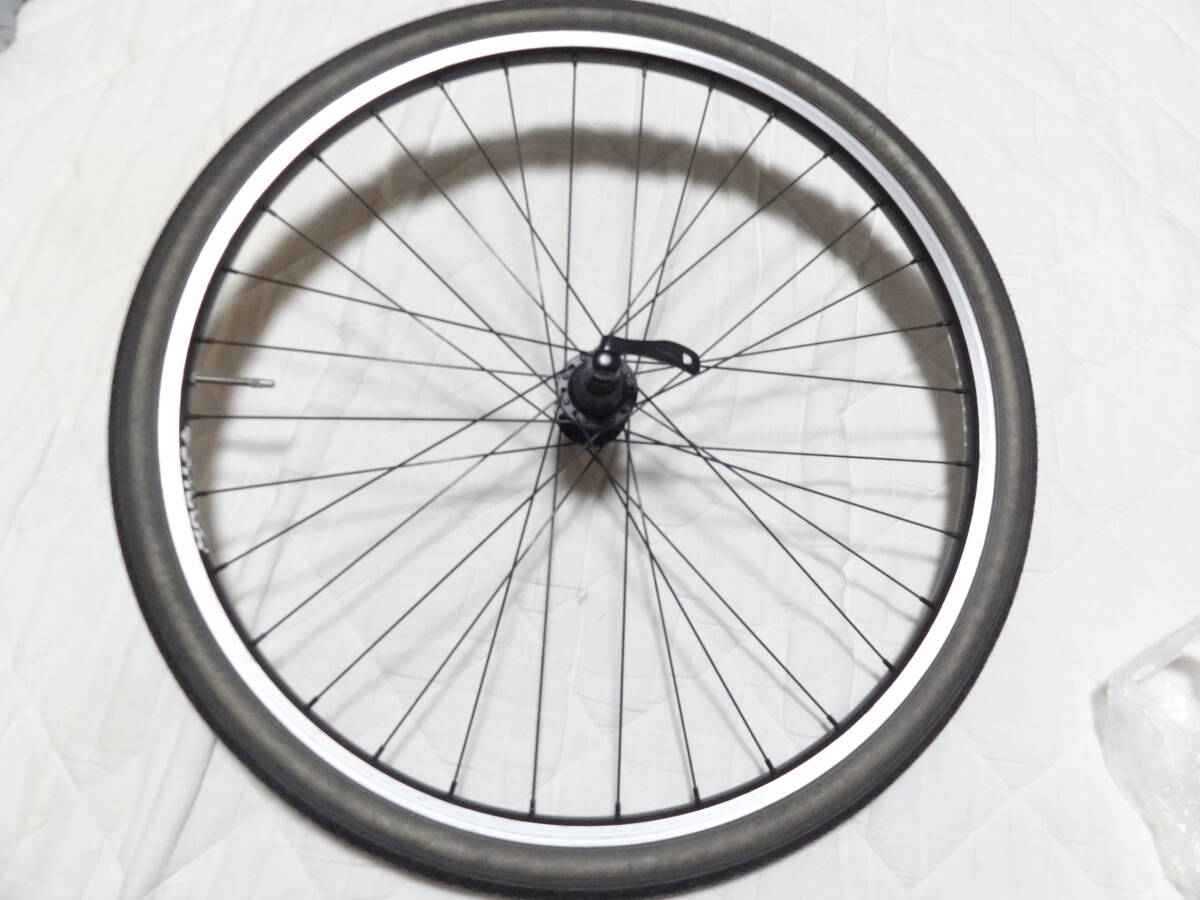 中古品　タイオガ シマノデオーレ 軽量カスタムホイール 26インチ前後セット O.L.D 100mm 135mm クリンチャー クロスバイク MTB Deore_画像7