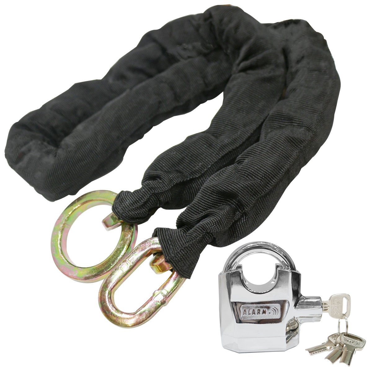  сигнализация имеется очень толстый цепь блокировка диска мотоцикл противоугонное большой громкость 120db 1.2m цепь колебание сенсор ощущение предотвращение преступления ключ 