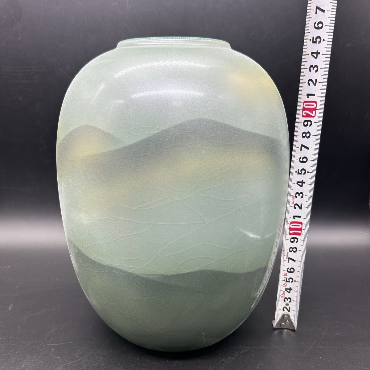  Kutani .. Kutani .. ваза ваза для цветов цветок входить цветок сырой украшение интерьер f23