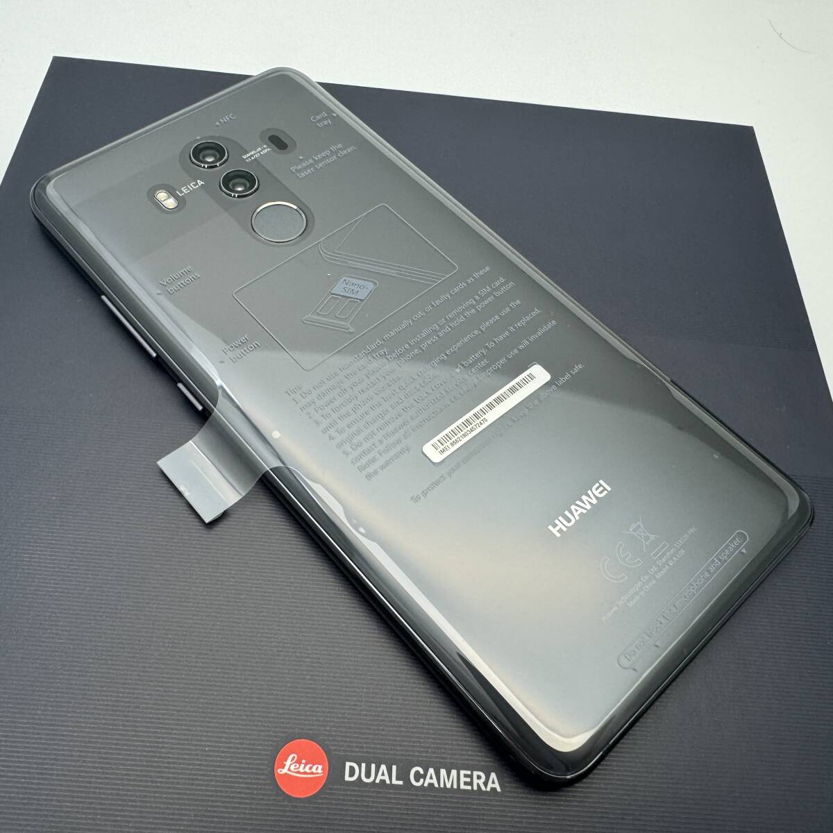【新品未使用】SIMフリー HUAWEI Mate 10 Pro 703HW チタニウムグレー ソフトバンク BLA-L09 androidスマホ Leicaダブルレンズ_画像1