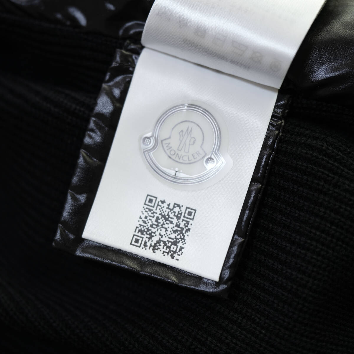 【 特別品・未使用 】 モンクレール MONCLER ニットダウンジャケット ( サイズ3 / L )黒_画像7