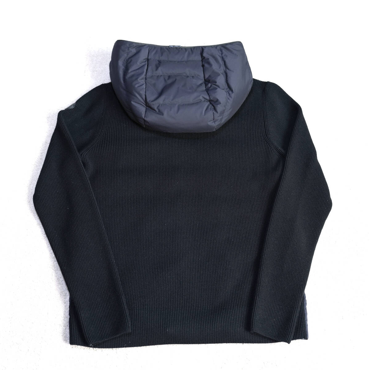 【 特別品・未使用 】 モンクレール MONCLER ニットダウンジャケット ( サイズ3 / L )黒_画像8