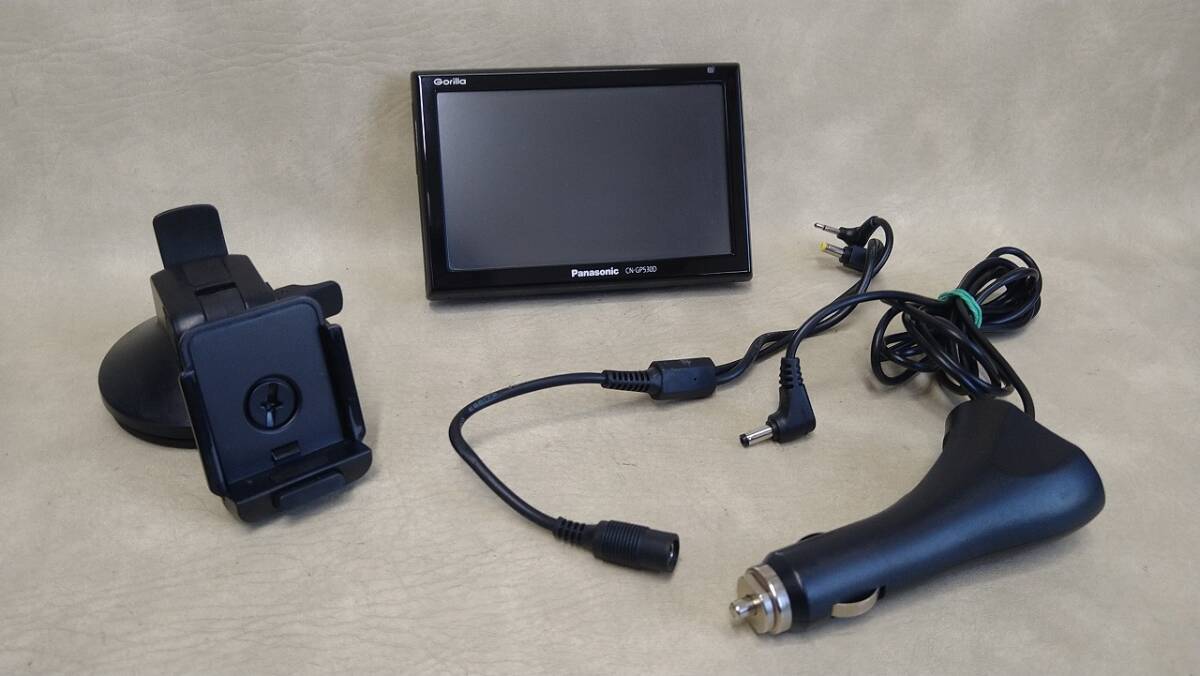 ポータブルナビ Panasonic CN-GP530D ワンセグ受信 gorilla_画像9