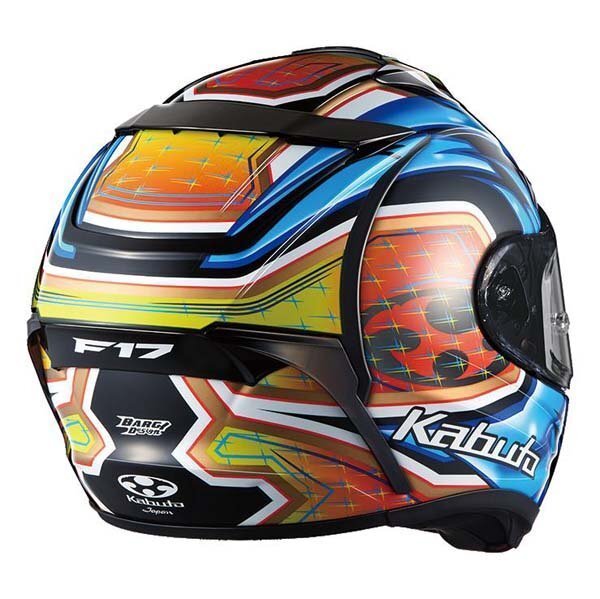 OGK Kabuto F-17 GLANZ голубой желтый S размер (55-56) OGK4966094610760